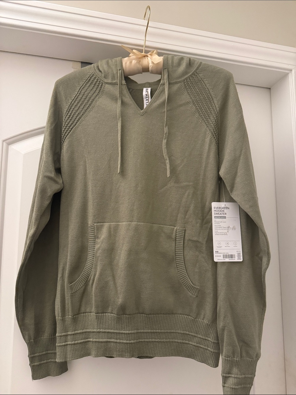 Athleta Evergreen Hoodie Sweater